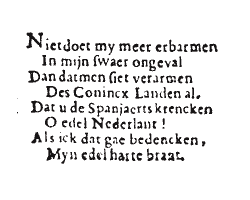 Wilhelmus - Dutch national anthem - stanza 10