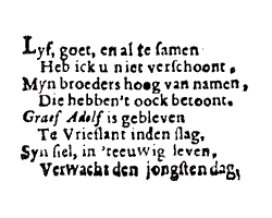 Wilhelmus - Dutch national anthem - stanza 4